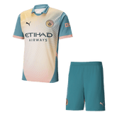 Manchester City Viertes Auswärts-Fußballtrikot 2024/25 (Trikot + Shorts) - Definitely City